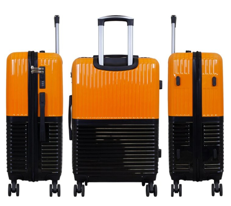 Střední kufr 66cm Riga Orange/Black