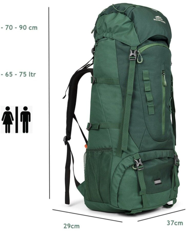 Outdoorový batoh Backpack 75 l Green