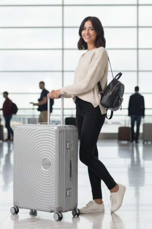 Velký kufr 77cm Soundbox Alu Silver