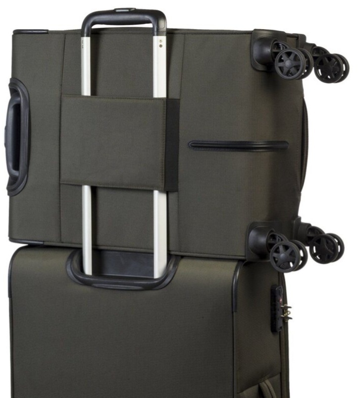 Střední kufr 68cm Victoria Olive Green