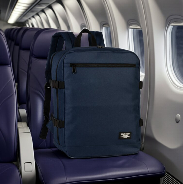 Batoh do letadla 40x30x20 Navy Blue