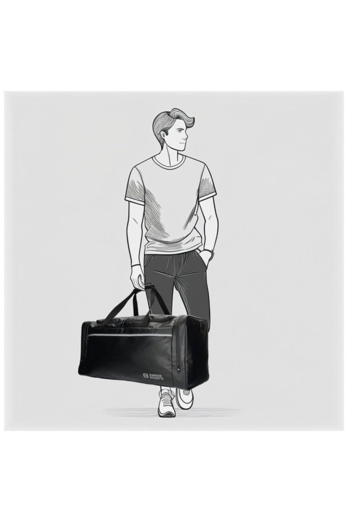 Cestovní taška 74 litrů Arctic Waterproof Travelbag Black