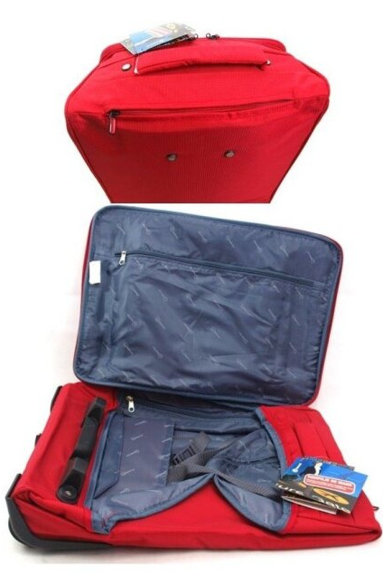 Přiruční cestovní taška s kolečky BZ 5027 Red