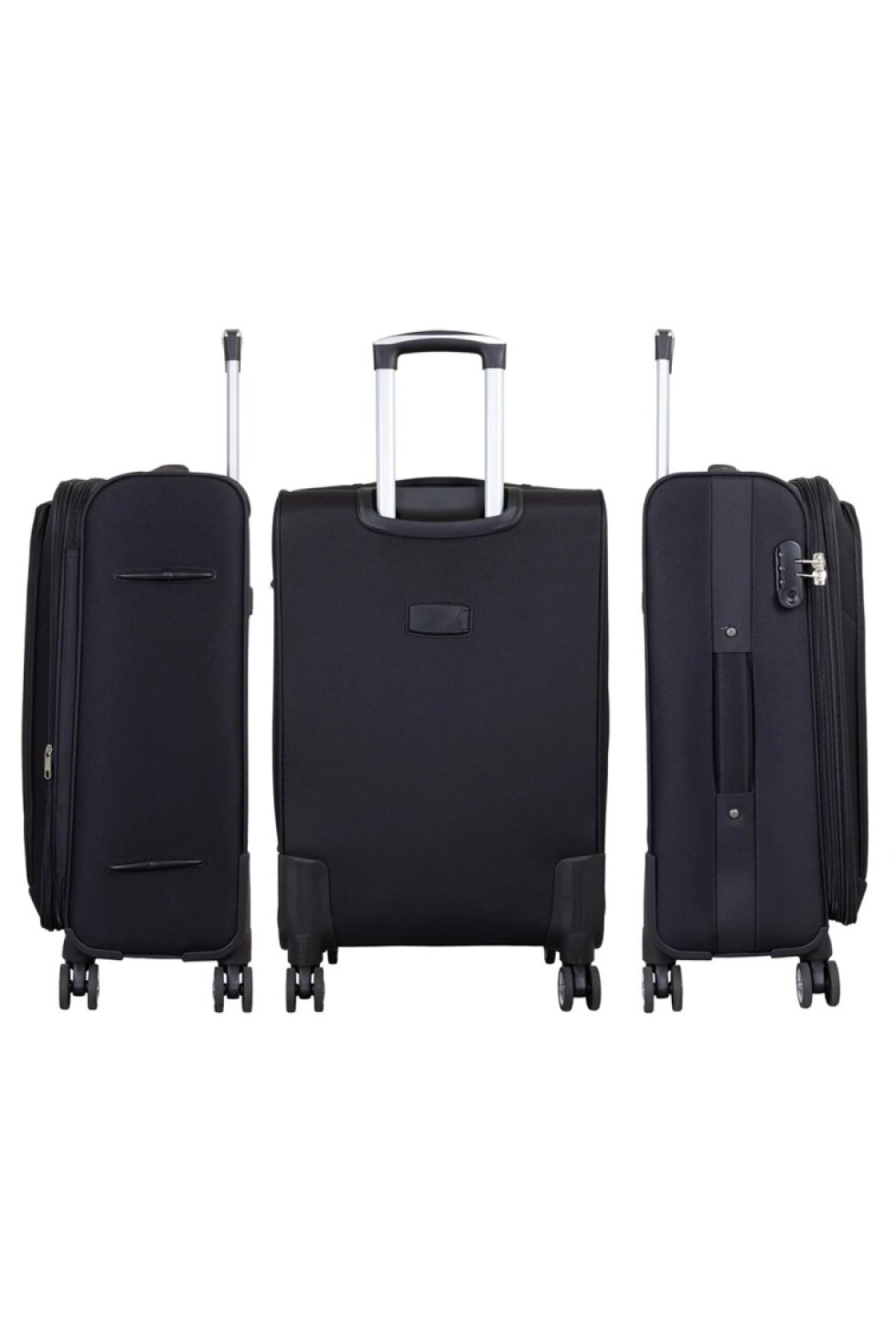 Sada kufrů Cremona Black 3-set