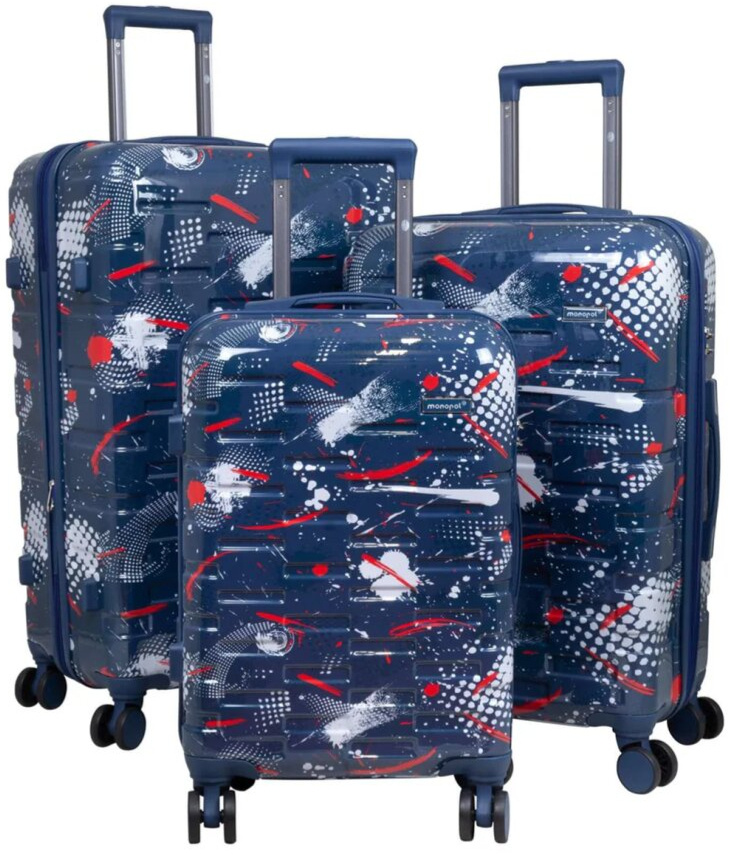 Velký kufr 75cm Pescara Dark Blue