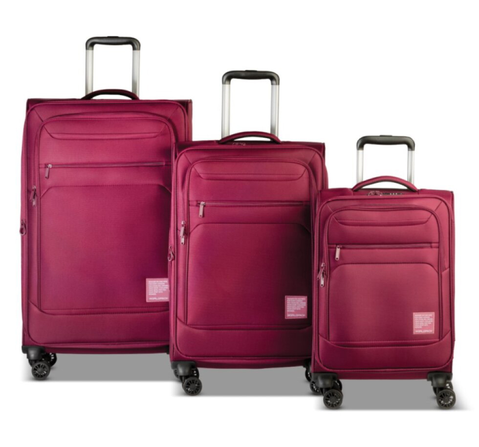 Sada kufrů Bern Wine Red 3-set