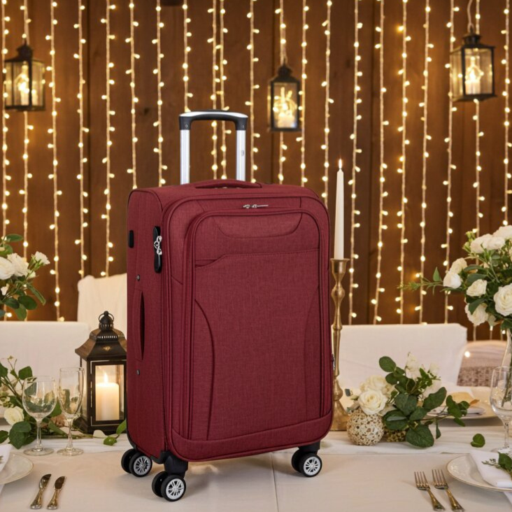 Velký kufr 78cm Cremona Red