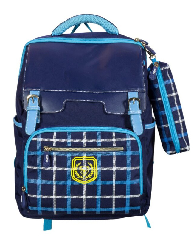 Sada školního batohu a penálu School Backpack+Pencil Case Blue