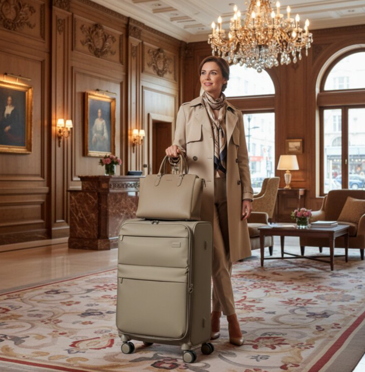 Sada kufrů Kyoto Coated Beige 3-set
