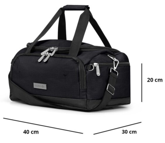 Příruční taška Core Cabin 40x30x20 Black