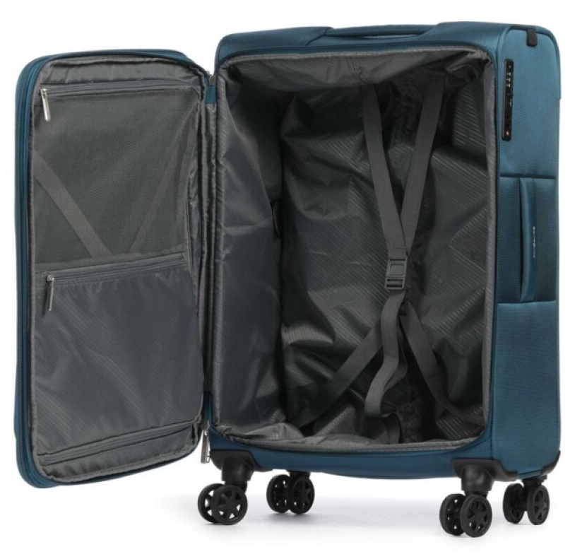 Střední kufr 67cm Base Breeze Petrol Blue