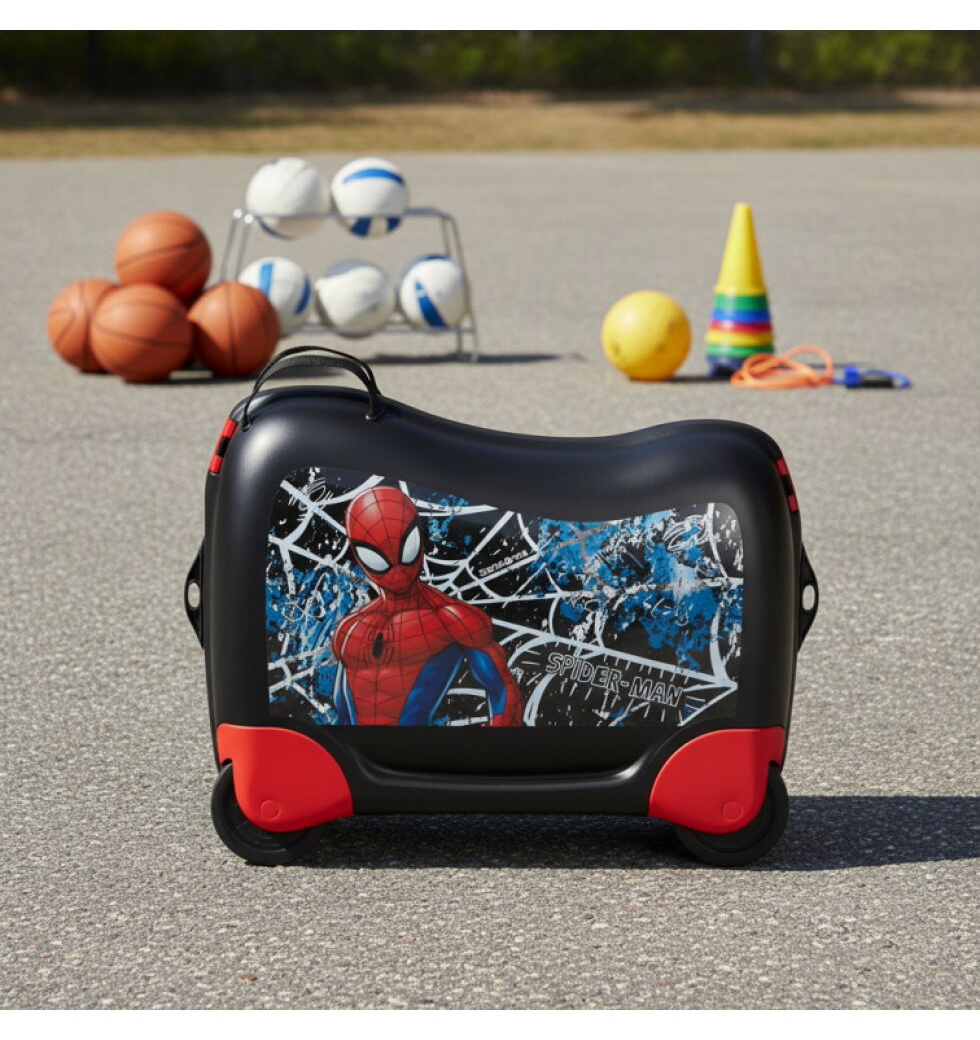 Dětský kufr Dream 2Go Disney Ride-on Marvel Spiderman Mystery