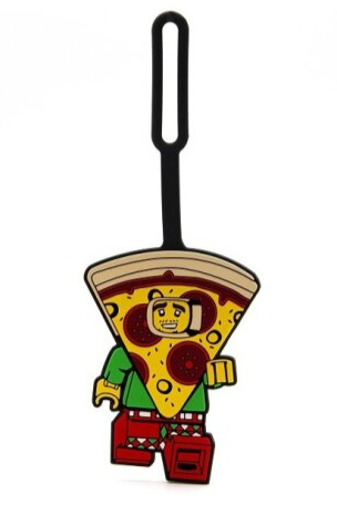Jmenovka na zavazadlo Lego Iconic Pizza