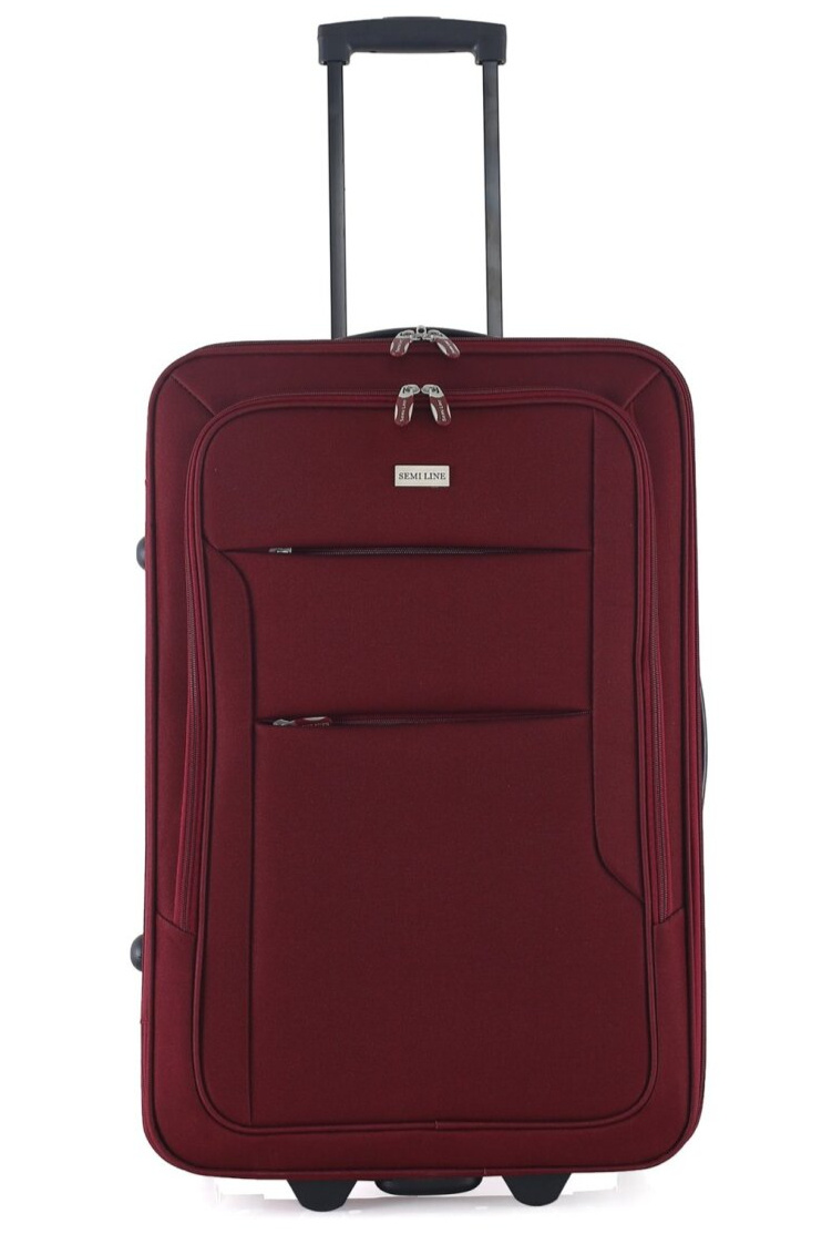 Střední kufr 65cm T5678 Red