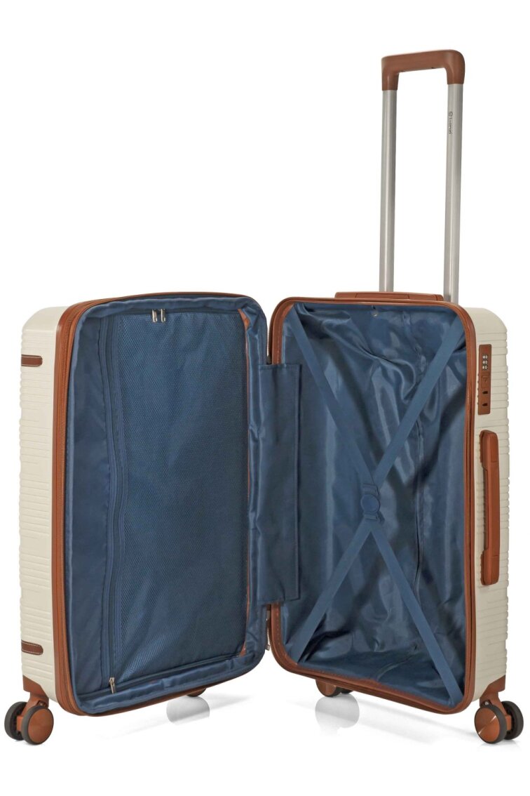 Příruční kufr 55cm BZ 5900 Beige - Bazar