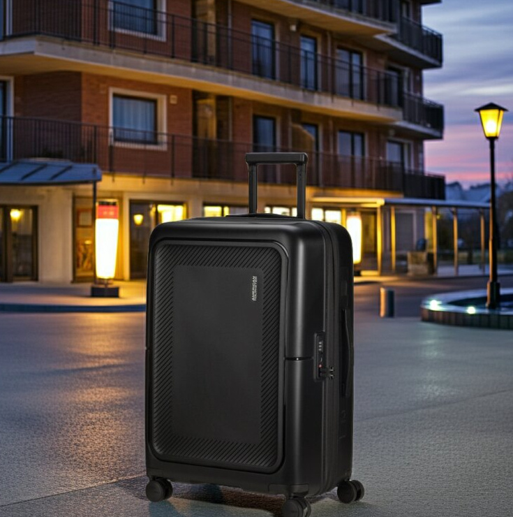 Střední kufr 67cm Dashpop True Black