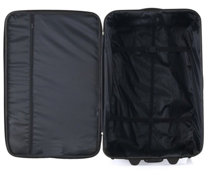 Střední kufr 65cm T5676 Black