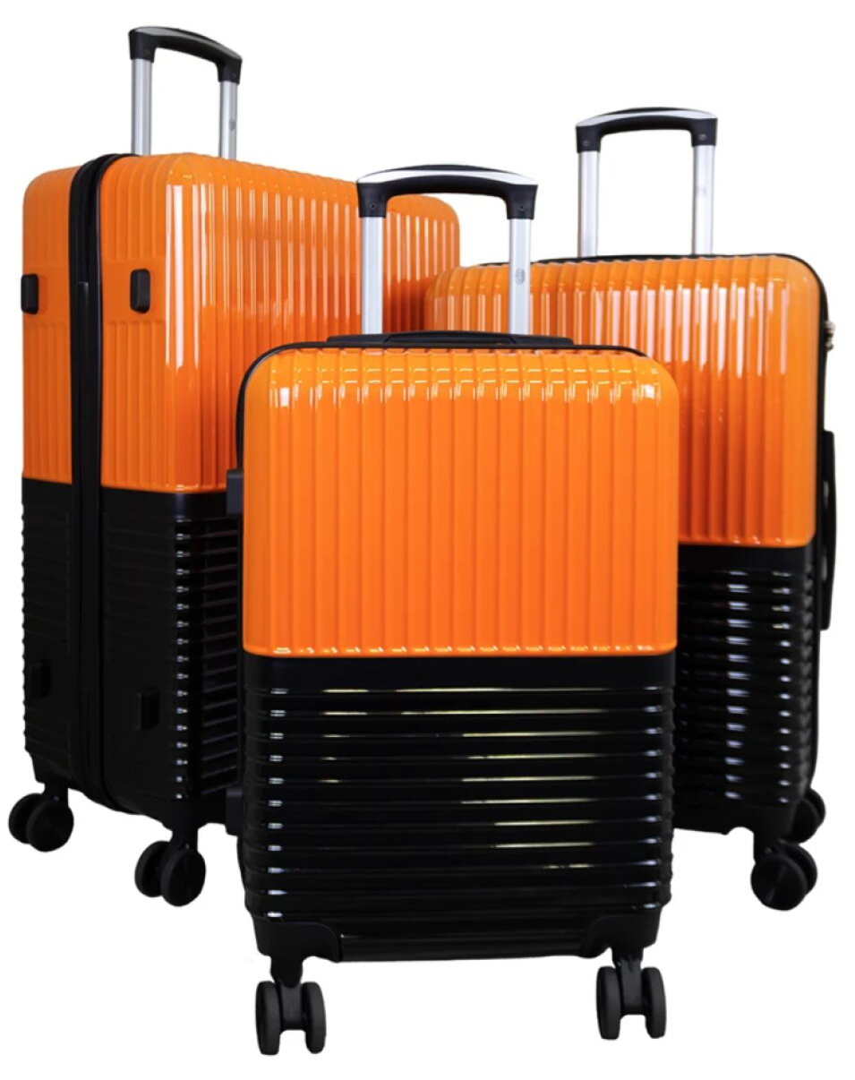 Příruční kufr 55cm Riga Orange/Black