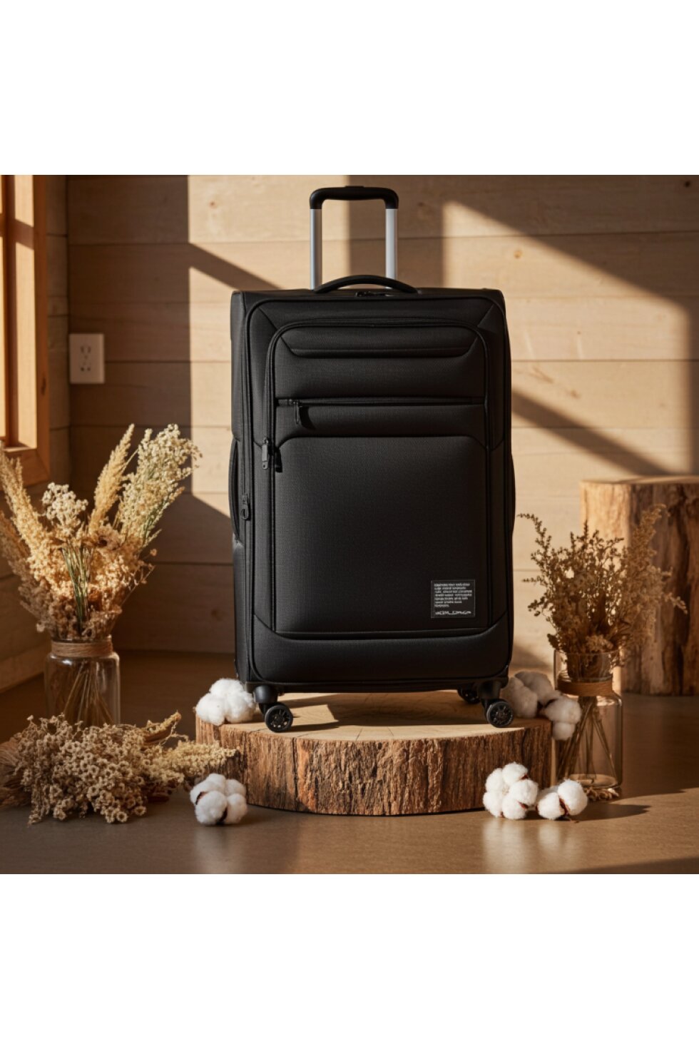 Velký kufr 79cm Bern Black