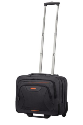 Taška na kolečkách At Work Rolling Tote 15,6" Black/Orange
