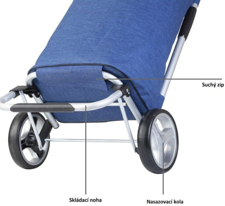 Nákupní taška Shopping Foldable Blue