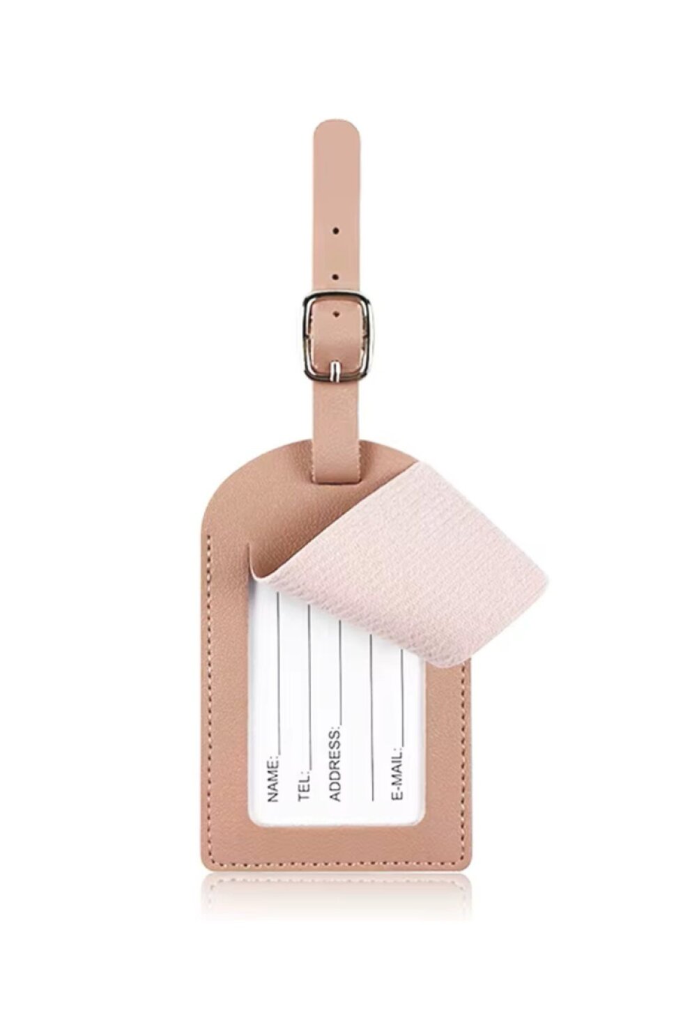 Jmenovka na zavazadlo Labe Pink