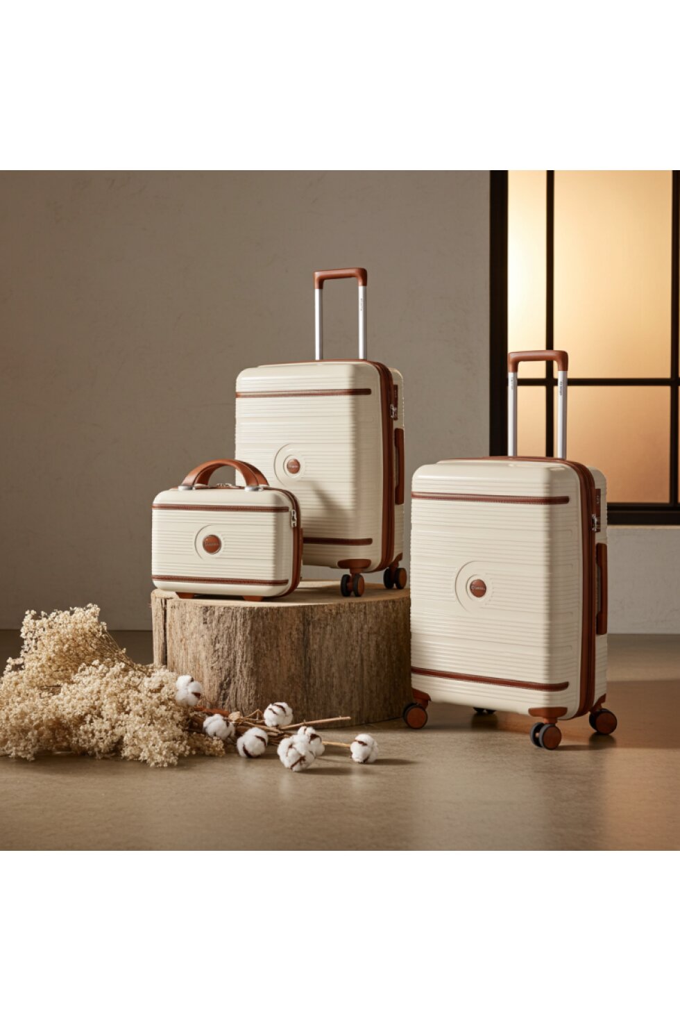 Příruční kufr 55cm BZ 5900 Beige