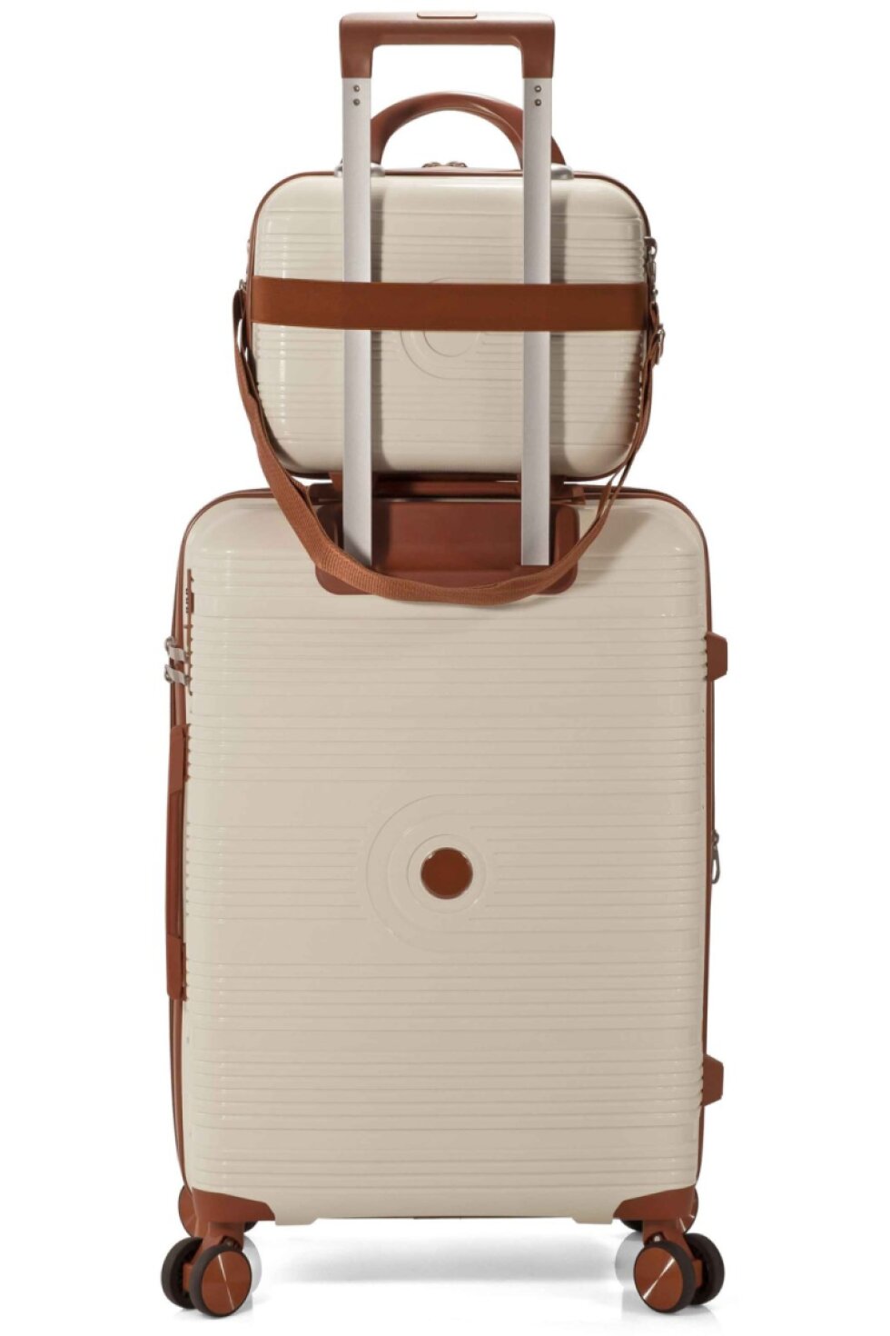 Velký kufr 75cm BZ 5900 Beige