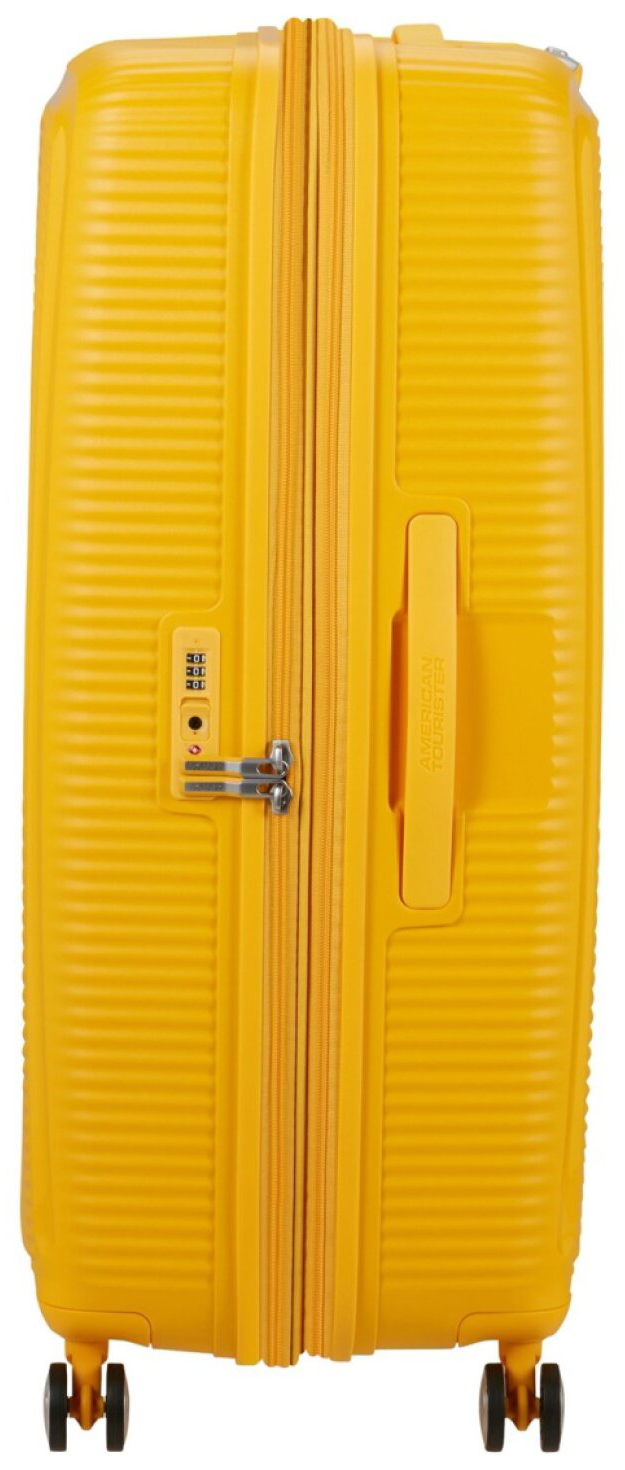 Velký XL kufr 80cm Soundbox Golden Yellow