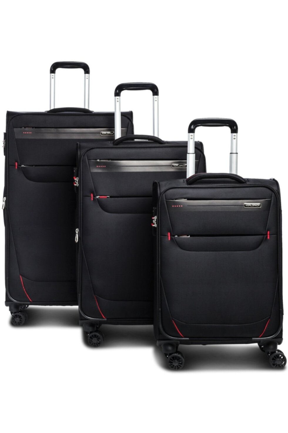 Sada kufrů Denver Black 3-set