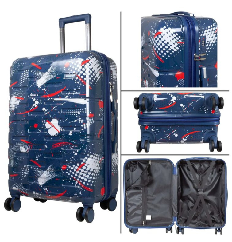 Sada kufrů Pescara Dark Blue 3-set