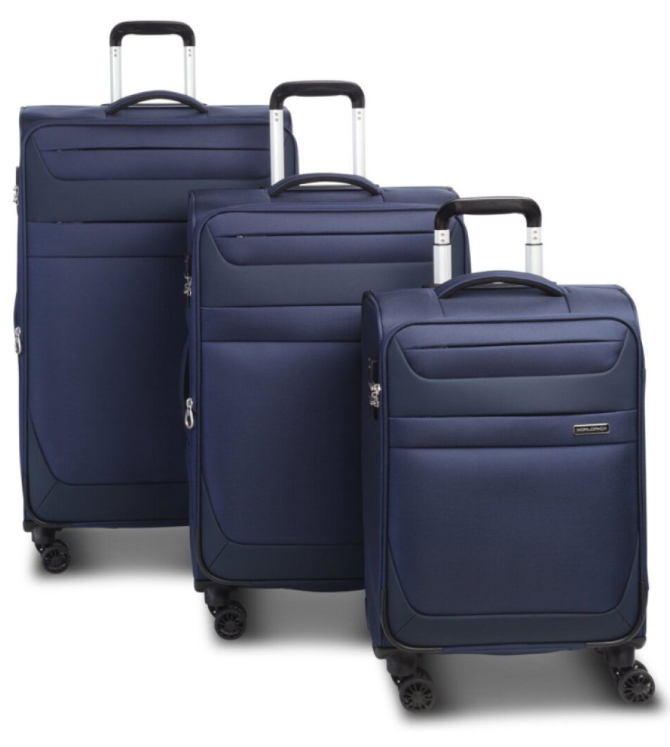 Střední kufr 67cm Dublin Navy Blue