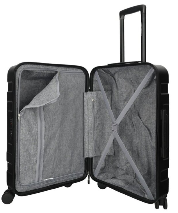 Střední kufr 65cm Aspen Black