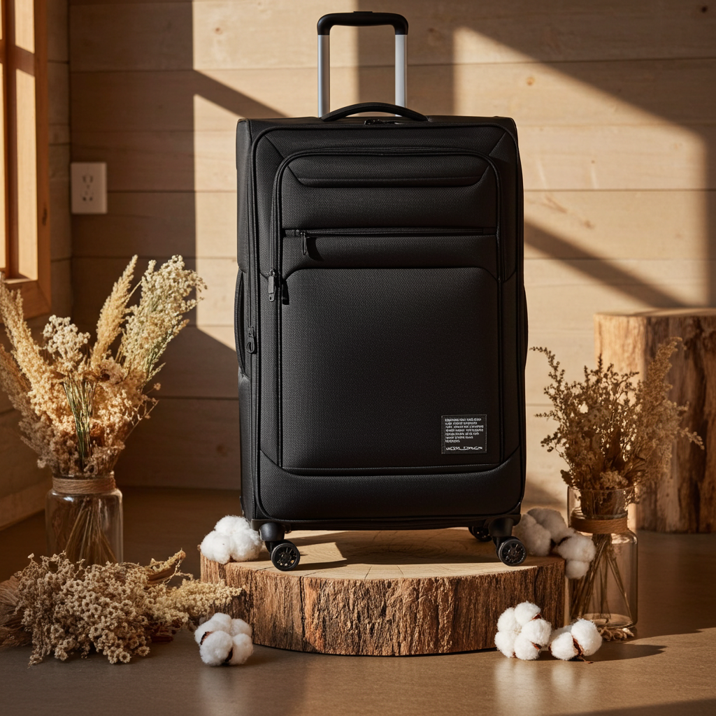 Sada kufrů Bern Black 2-set M+L