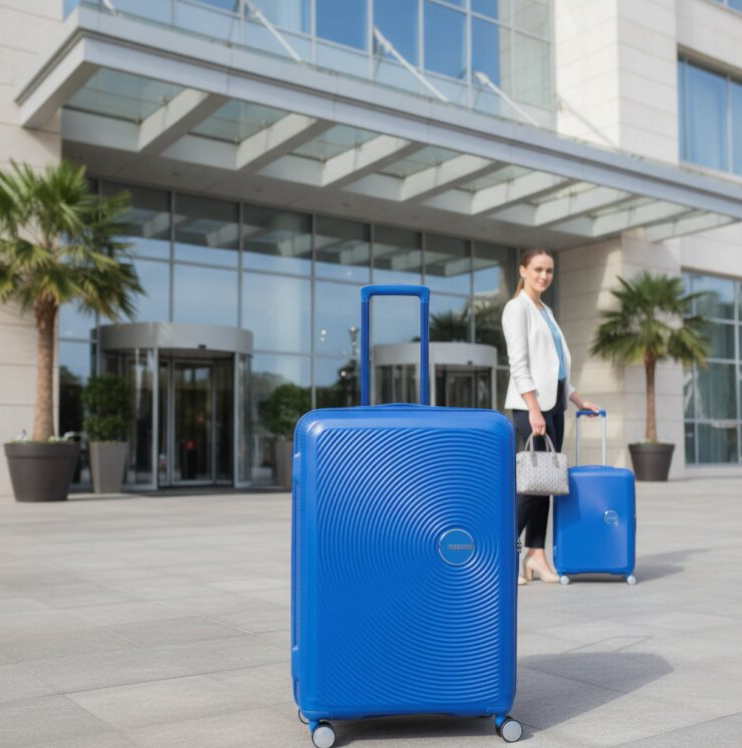 Velký kufr 77cm Soundbox Cobalt Blue