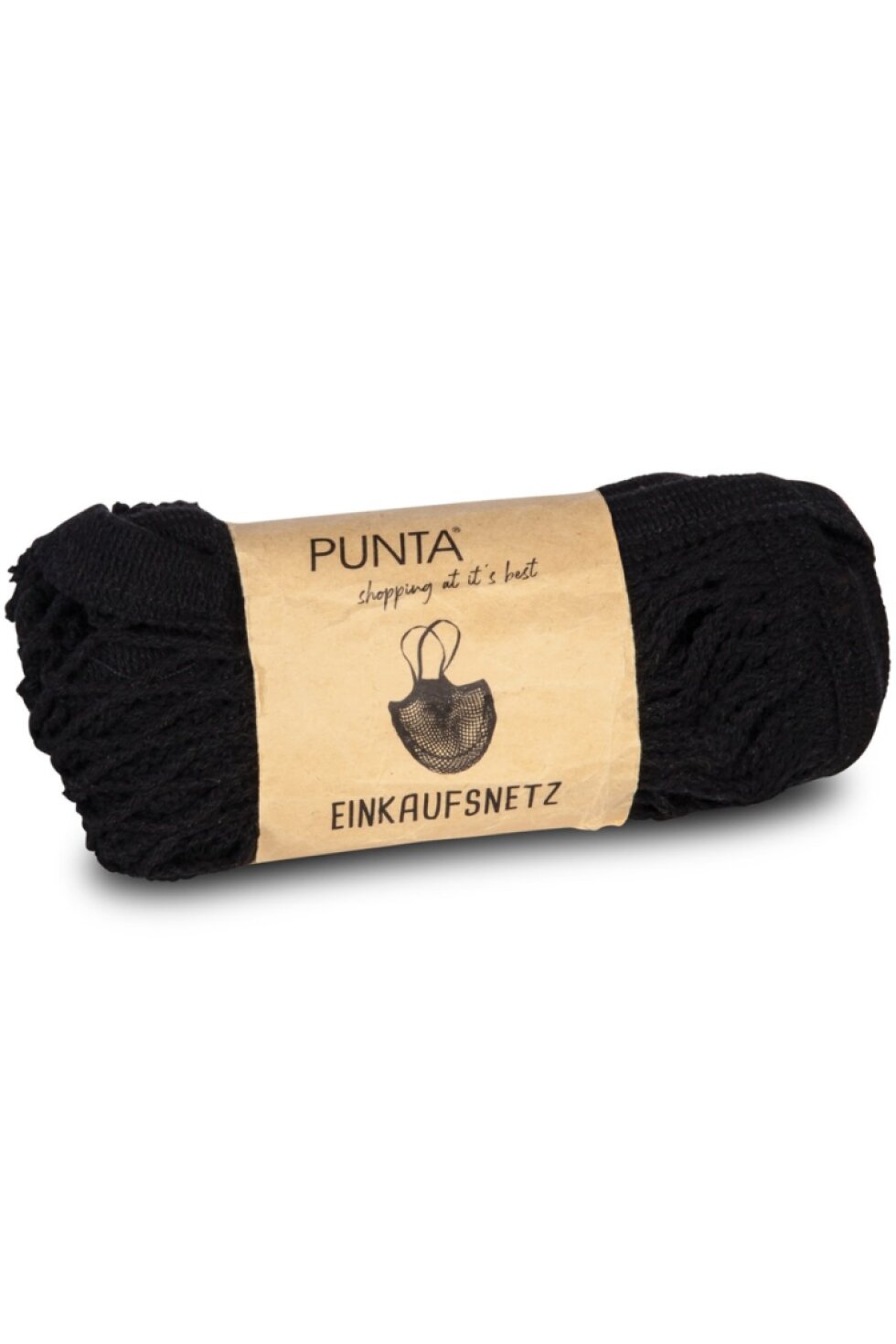 Retro síťovka Shopping net 100% cotton Black