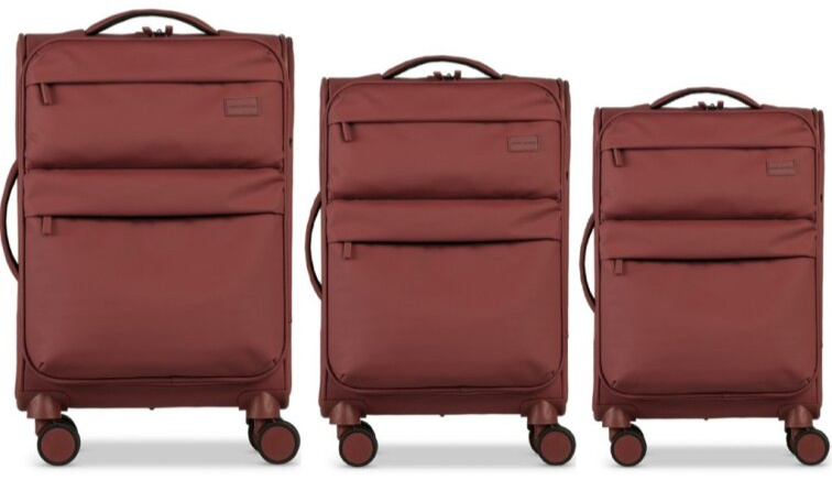 Sada kufrů Kyoto Coated Brick Red 3-set
