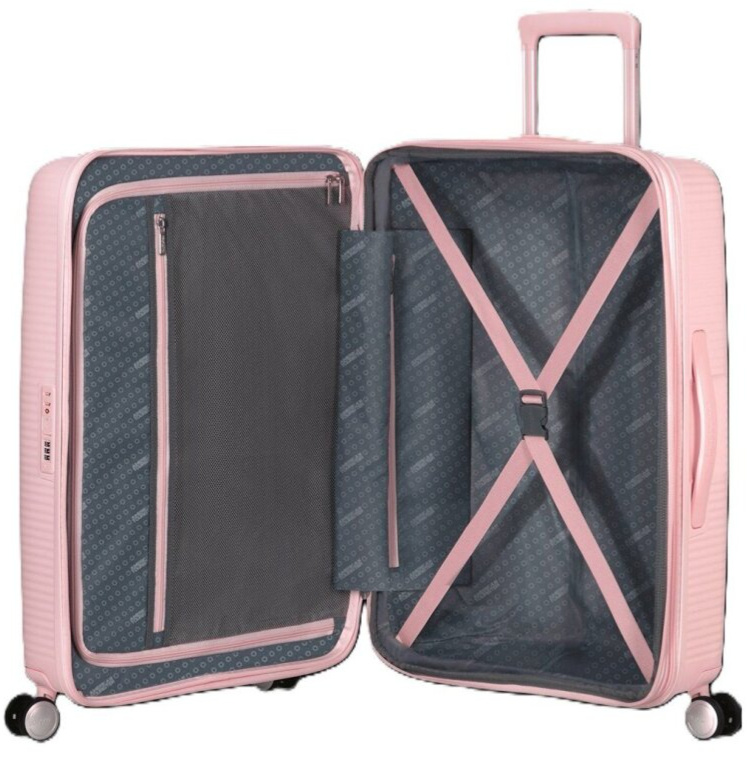 Střední kufr 67cm Soundbox Pastel Pink