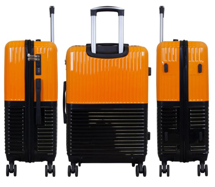 Velký kufr 76cm Riga Orange/Black