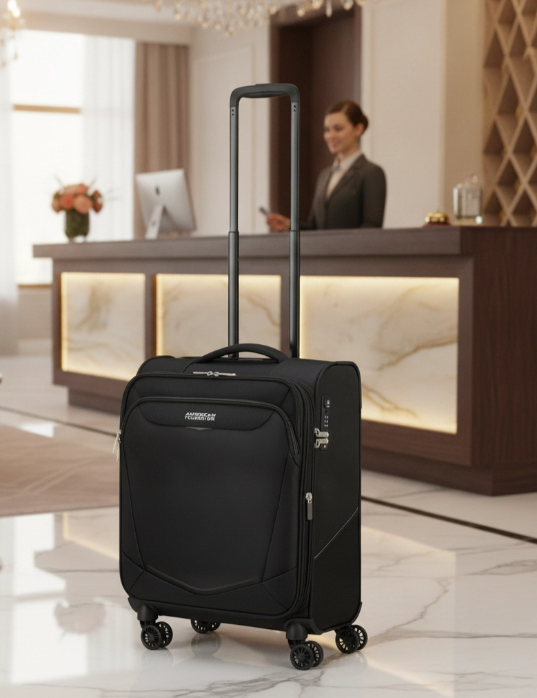 Příruční kufr 55x35x25cm Summerride Black
