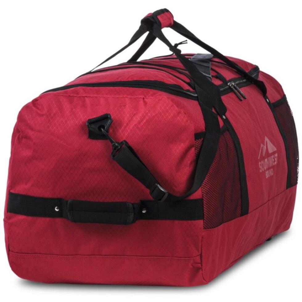 Cestovní taška Foldable 3 wheels Red