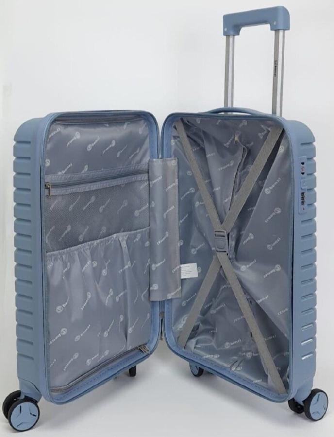 Sada kufrů BZ 5820 Grey Blue 3-set