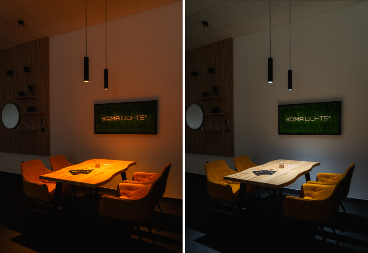 Závěsné svítidlo 24V Dual White ARAGORN