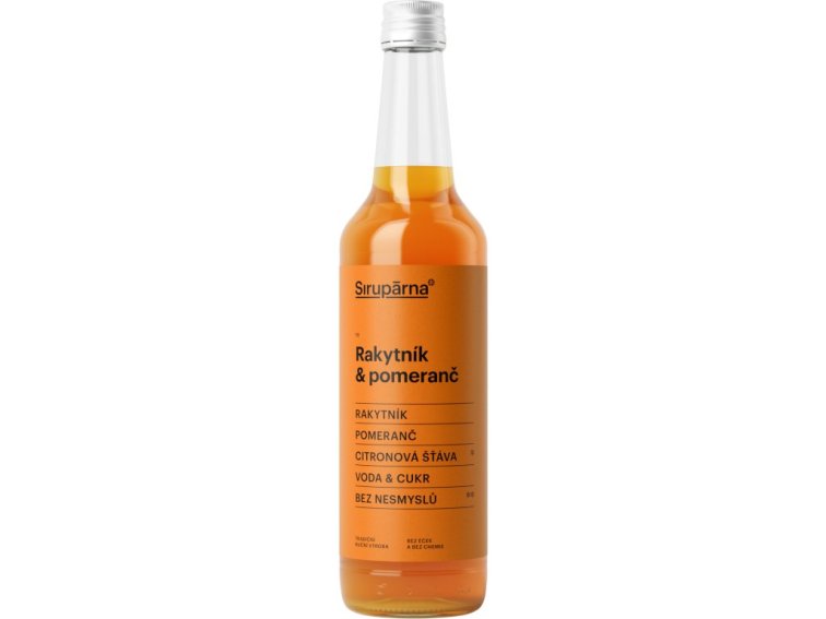 Rakytník & pomeranč sirup 500ml