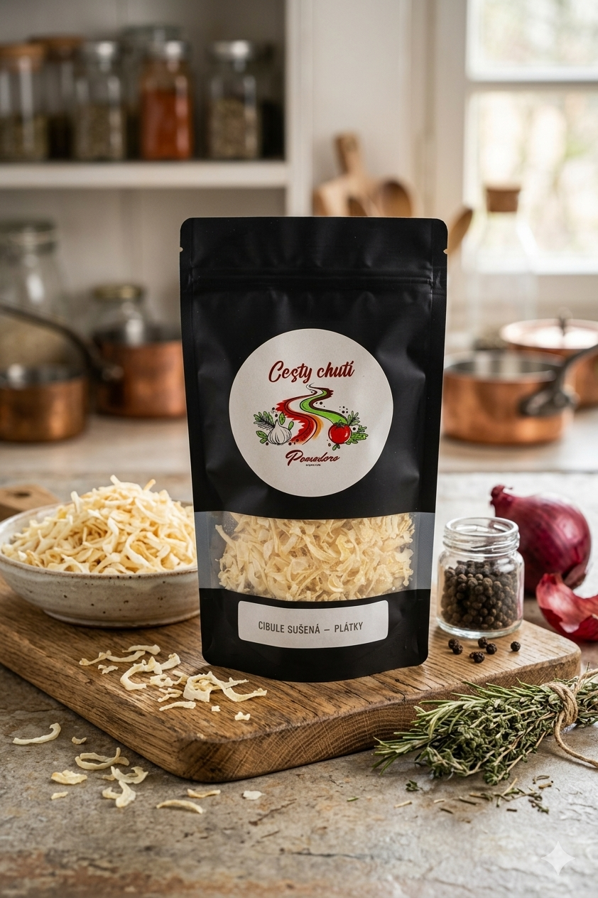 Cibule sušená - plátky 50g