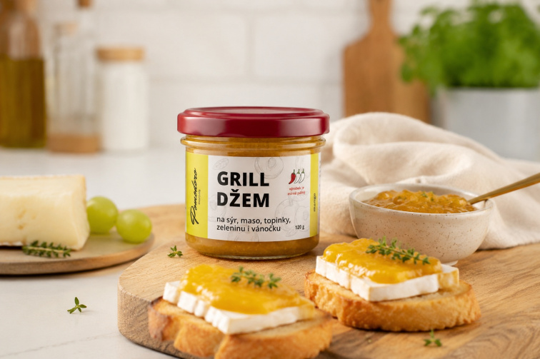Grill džem 120g - mangový s habanero yellow