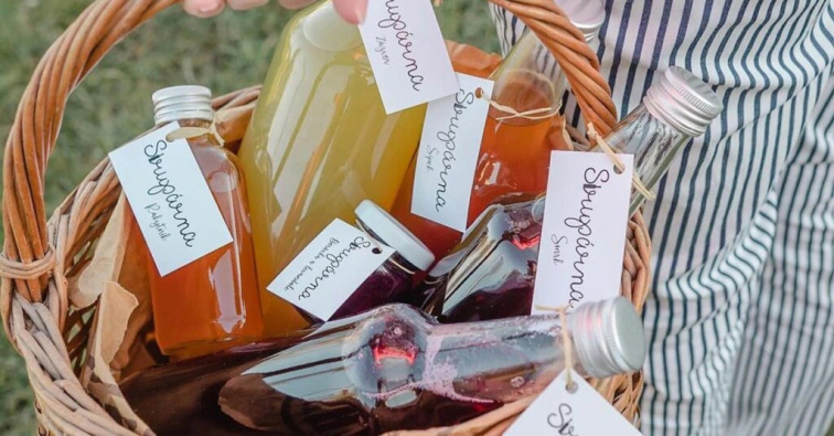 Jahoda & rozmarýn sirup 500ml