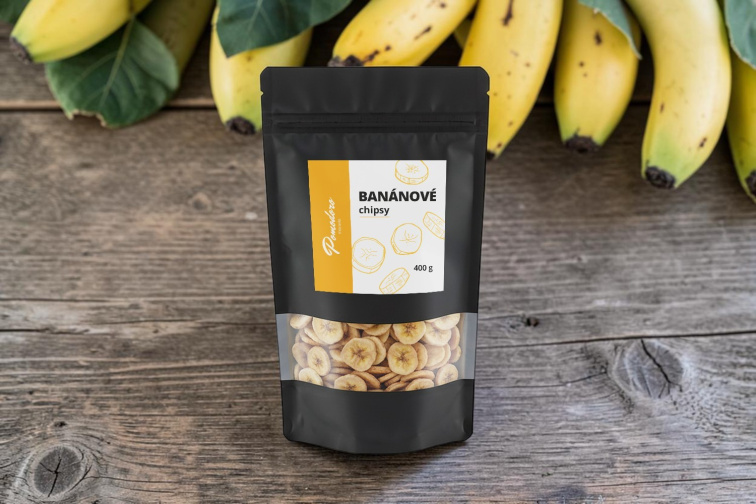 Banánové chipsy 400 g