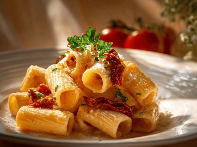 Italské těstoviny Rigatoni 400g