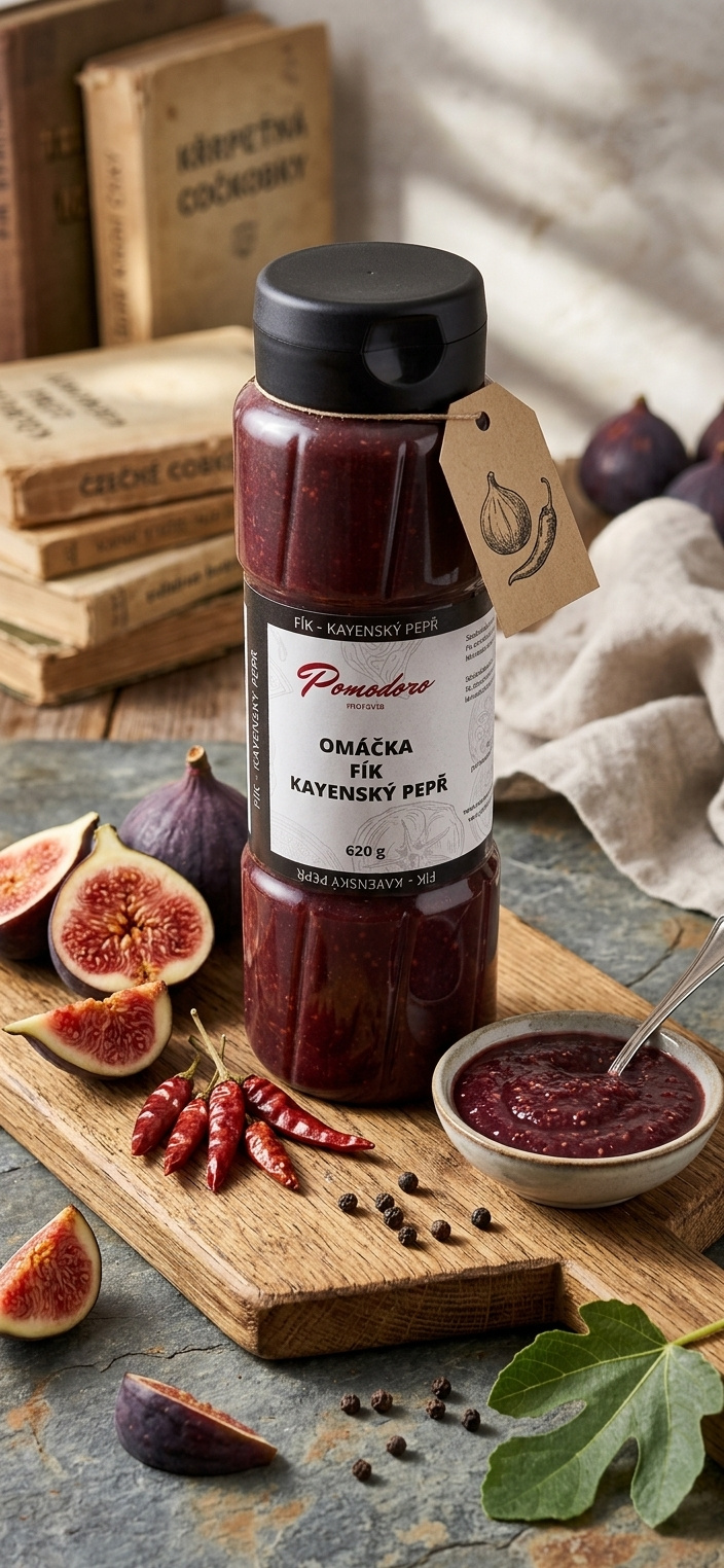 Omáčka fík - kayenský pepř 620g